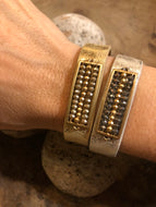 Leather Holiday Bracelets