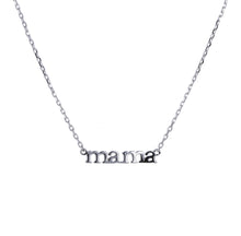 Load image into Gallery viewer, Sterling Silver “Mama” Necklace
