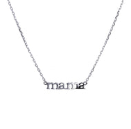 Sterling Silver “Mama” Necklace