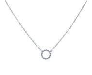 Sterling Silver Circle of Hope Necklace