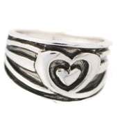 Heart Sterling Silver Ring