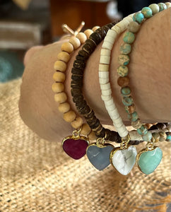 Heart Dangle Bracelet