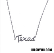 Sterling Silver “Texas” Necklace
