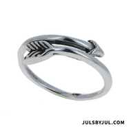 Cupid’s Arrow Sterling Silver Ring