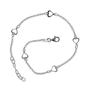 Floating Heart Anklet
