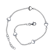 Floating Heart Anklet