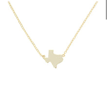 Load image into Gallery viewer, Sterling Silver Texas State Map Necklace
