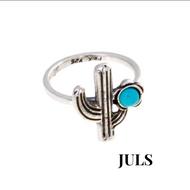 Turquoise Cactus Ring