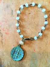 Load image into Gallery viewer, Stamped Double Sided Cross Bracelet
