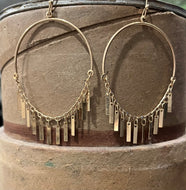 New! Shimmering Hoop Earrings