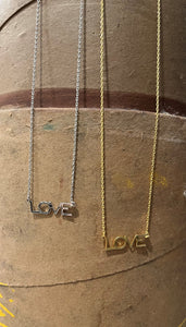 New! LOVE Necklaces