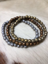 Load image into Gallery viewer, Pyrite Trio Bracelets
