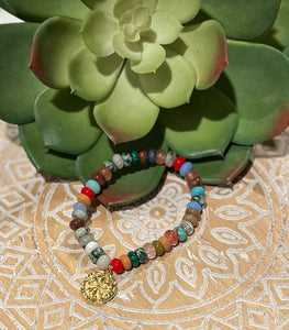 Medallion Dangle Bracelet
