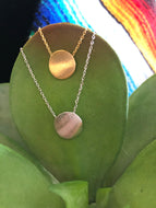Mini Disk Necklace