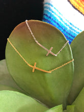 Load image into Gallery viewer, Mini Cross Necklace
